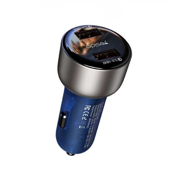شارژر فندکی یسیدو مدل  yesido Y51 36W 