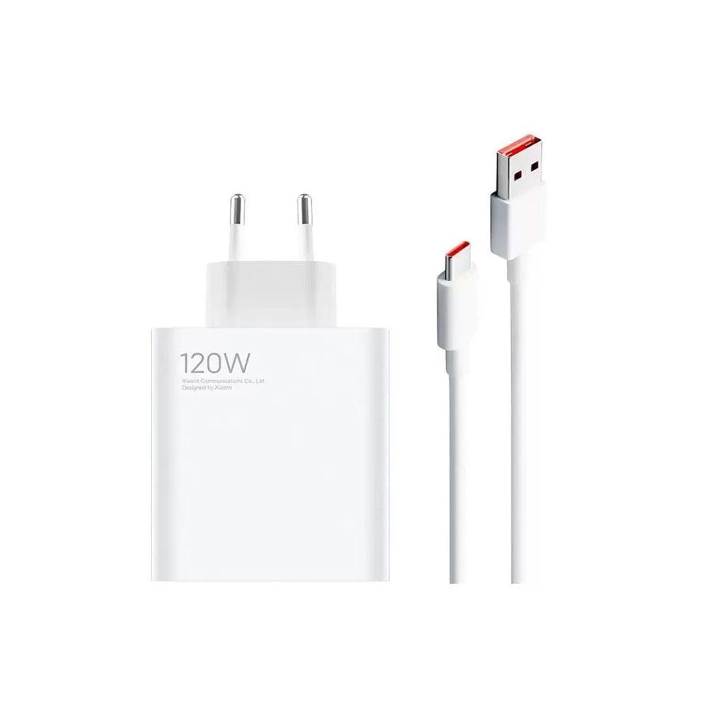شارژر و کابل اصلی شیائومی 120 وات   Xiaomi MDY-13-EE